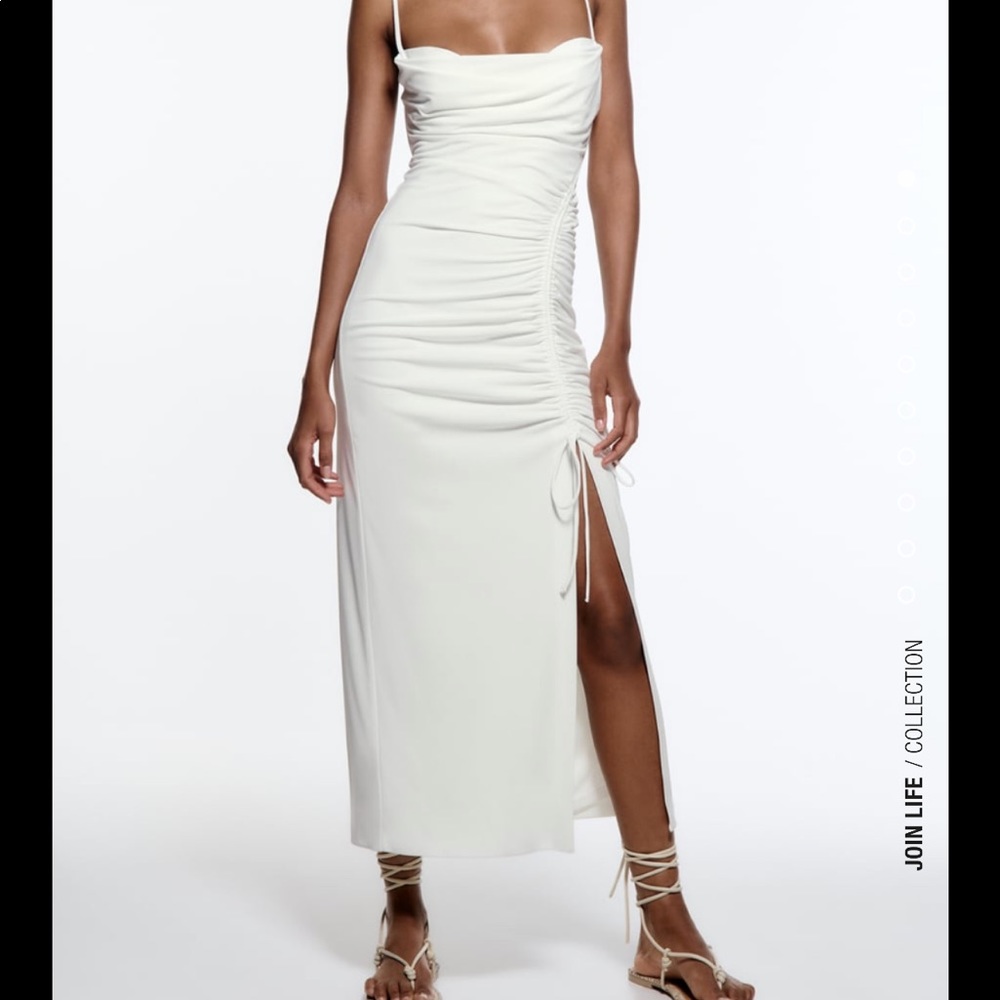 White Zara maxi dress